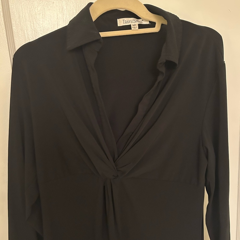 Elegant TravelSmith Black Women's Dress